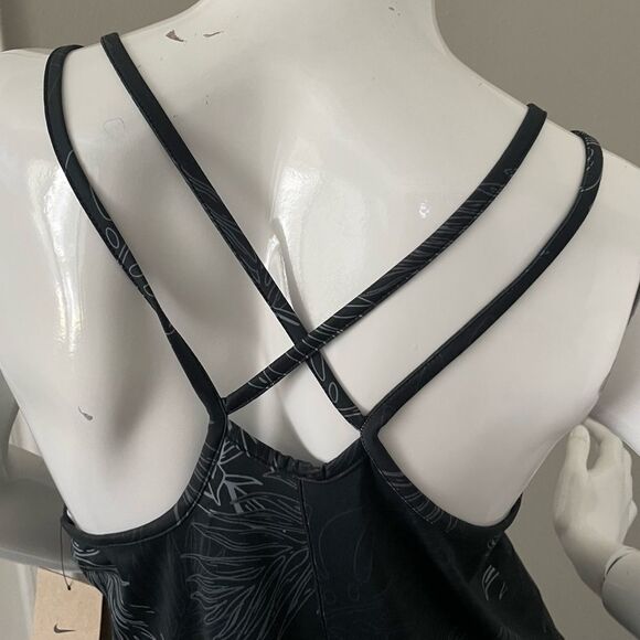 Nike Dri-Fit One Luxe Black Slim Fit Strappy Tank Top Women’s Sz L (DV9682-010) - Picture 4 of 10